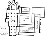 plan de l'abbaye pour les scolaires