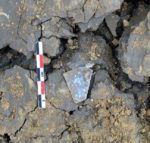 pointe de flèche en silex à bryozoaires