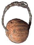 pendentif - mérovingien (Mancey) – L. 4,5 cm