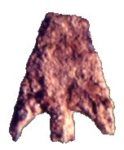pointe de flèche en fer - premier âge du Fer (Mancey) – L. 2,5 cm