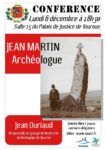 affiche pour la conférence de Jean Duriaud le 6/12/21