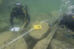 Plongeurs archéologues dans la Saône